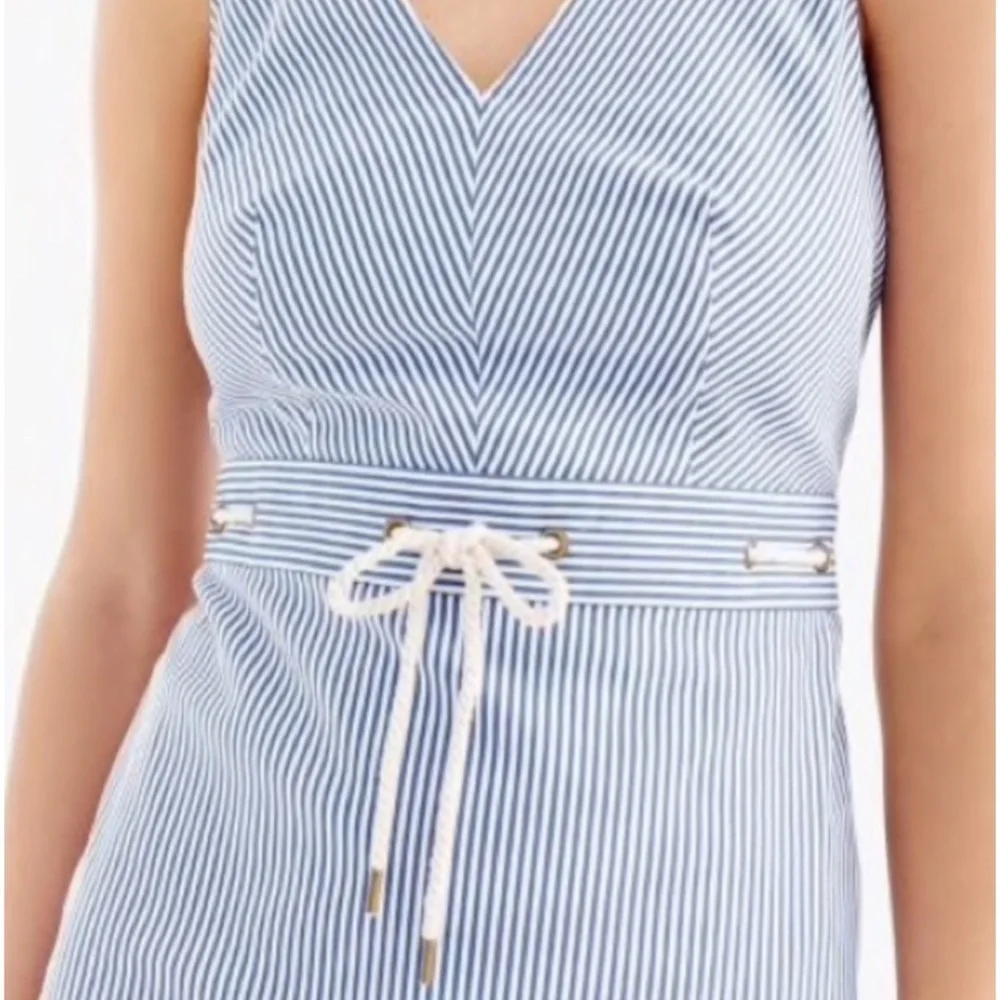 J. Crew Seersucker Sheath Dress